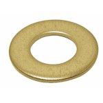 Rondelles plates - srie moyenne - mu laiton - diamtre extrieur 9 mm - 100 pices bricozor
