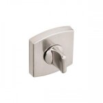 Rosaces de fonction pour poign�es de porte muze, artis et scult - gris chrom� velours - condamnation ...