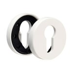 Rosaces cl� i pour cylindre - nylon - blanche ral 9016 - zd normbau