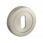 Rosaces cl� l pour cl� simple - design dcg - laiton nickel� satin� dcg