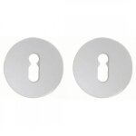 Rosaces cl� l pour cl� simple - nylon - blanche ral 9016 - zd normbau