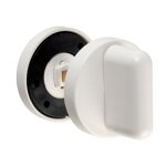 Rosaces condamnation � voyant - nylon - blanche ral 9016 - zd normbau