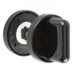 Rosaces condamnation � voyant - nylon - noir ral 9005 - zd normbau