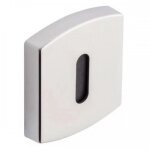 Rosaces de fonction pour poign�es de porte muze, artis et scult - gris chrom� velours - cl� l vachette ...
