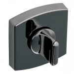 Rosaces de fonction pour poign�es de porte muze, artis et scult - noir diamant - condamnation avec voyant ...