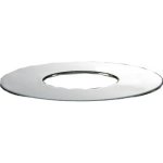 Rosace plate chrome - diamtre 65 mm - vendu par paire delabie