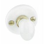 Rosace ronde condamnation - porcelaine blanche - 48 mm m�rigous