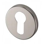 Rosaces rondes de fonction pour poigne de porte - arcade - aluminium - cl l - argent normbau