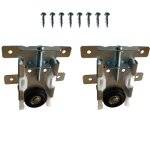 Roues basses pour placard coulissant - lot de 2 placardecor Roues basses pour placard coulissant - lot de 2 placardecor