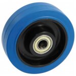 Roue caoutchouc bleu - 160 mm - 300 kg - roulements  rouleaux avl