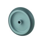 Roue caoutchouc non tachant - moyeu lisse -  75 mm - supratech tente
