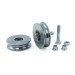 Roues  gorge ronde 315 - 2 roulements comunello