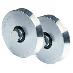 Roues  gorge triangulaire 300v - 1 roulement - diamtre 120 mm comunello