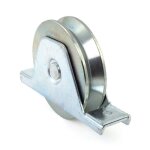 Roue  gorge triangulaire 336v - support intrieur - diamtre 100 mm comunello