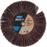 Roue � lamelle sur tige - 80 x 50 mm - grain 80 - par 10 - bdx norton