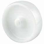 Roue polyamide blanc - moyeu lisse - diamtre 100 mm - uoo tente