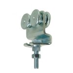 Roulette  boulon double pour porte coulissante - charge 150 kg rob