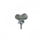 Roulette  boulon double pour porte coulissante - charge 300 kg rob