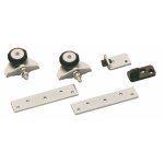 Roulette pour fixation sur chant - vantail 20 kg rob Roulette pour fixation sur chant - vantail 20 kg rob