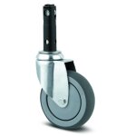 Roulette pivotante blocage centralis - mdical - 125mm - agila tente