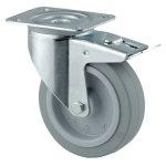 Roulettes pivotantes � blocage - s�rie 3477 ufr - d200 tente
