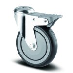 Roulette pivotante - blocage total - meuble ou appareil - ?il -  125mm - agila tente