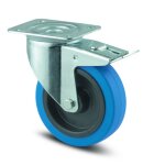 Roulette pivotante blocage total - transport matriel fragile -  125 mm - alpha tente
