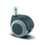 Roulette pivotante pour chaise et fauteuil - moyeu lisse - lumina tente