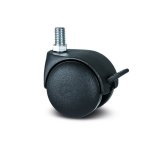 Roulette pivotante  frein table et bureau - tige filete - 40kg - lumina tente