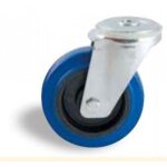 Roulette pivotante  oeil bleu 200 mm - charge 300 kg - roulements  billes avl