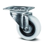 Roulette pivotante polyamide et caoutchouc �lastique - �100 mm - synthec tente