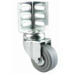 Roulette pivotante polyamide fixation par corni�re d'angle tente