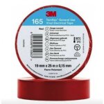 Ruban adhsif pour isolation lectrique - temflex 165 - rouge 3m