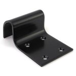Sabot de portail noir  visser - saillie de 55 mm torbel
