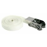 Sangle d'arrimage polyester  cliquet inox - 5 m lecuyer