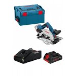 Scie circulaire 165 mm sans fil gks 18v - 57 g + coffret l - boxx + pack batterie procore18v 4. 0ah avec ...