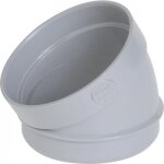 Secteur de coude pvc 30 mle - femelle -  100 mm - st3 nicoll
