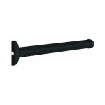 Serrure antipanique 1 point - touch bar - coupe feu - noir - tp 100 dom