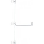 Serrure antipanique idea barre 2 / 3 points � p�nes lat�raux non coupe - feu - blanc iseo city