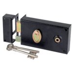 Serrure en applique horizontale - 4 gorges -  fouillot - gauche - 741 mtalux
