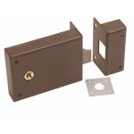 Serrure en applique horizontale - bec - de - cane seul - axe 83 mm jpm