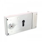 Serrure en applique horizontale - pour cylindre europen - inox - d devismes