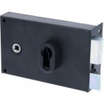 Serrure en applique horizontale - pour profil europen -  fouillot - gauche - x6 jpm