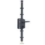Serrure en applique verticale 3 points  fouillot 85 x 174 mm melissa - gris anthracite - main gauche ...