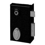 Serrure en applique - verticale � fouillot - p�ne dormant - droite abus