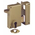 Serrure en applique verticale -  tirage - droite - 7215 vachette