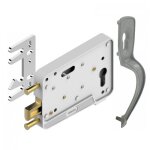 Serrure de garage en applique -  pne levant -  cylindre europen tirard