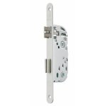 Serrure  larder  condamnation - axe 40 mm - droite - blanche - d23 vachette