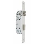 Serrure  larder  condamnation - axe 40 mm - gauche - blanche - d23 vachette