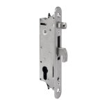 Serrure à larder à crochet - inox - cylindre européen - fiftylock locinox Serrure à larder à crochet - inox - cylindre européen - fiftylock locinox